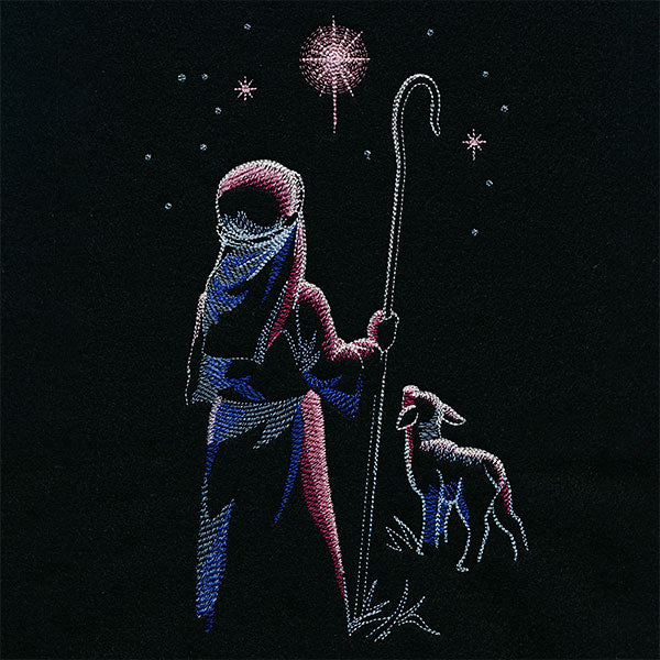Moonlit Shepherd Boy on Christmas - Image 2