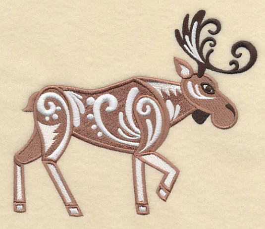 Moose with Flourish