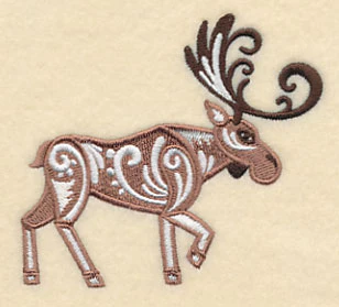Moose with Flourish - Image 3