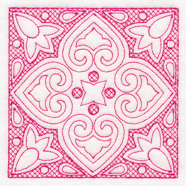 Moroccan Magic - Textured Heart (Trapunto) - Image 5
