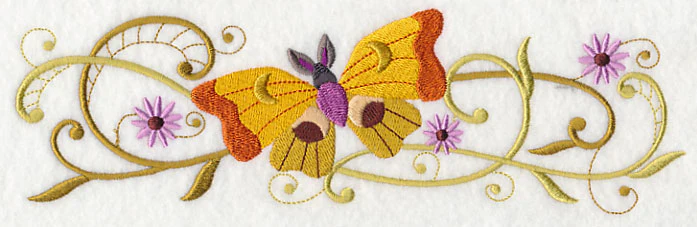 Moth Masquerade Potpourri Border - Image 2