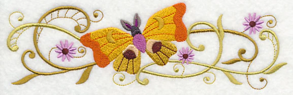 Moth Masquerade Potpourri Border - Image 3