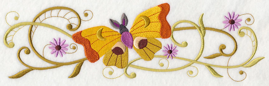 Moth Masquerade Potpourri Border - Image 5