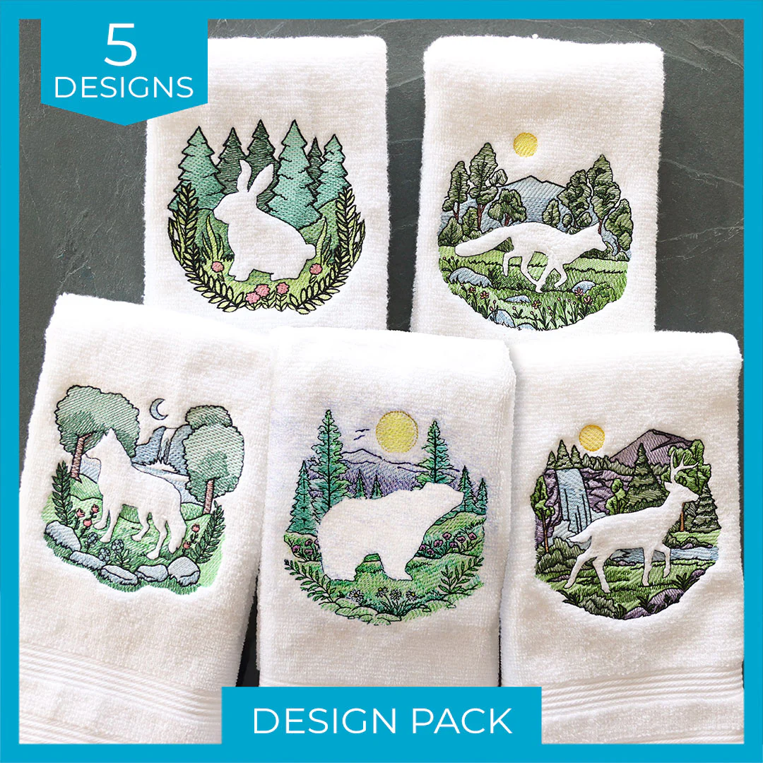 Wild Animal Silhouettes (Embossed) Design Pack - Image 9