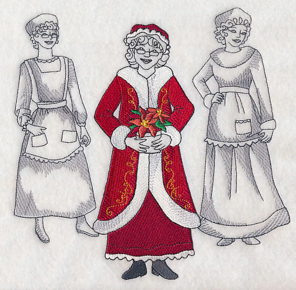 Mrs. Claus Fashion Plate - Image 5