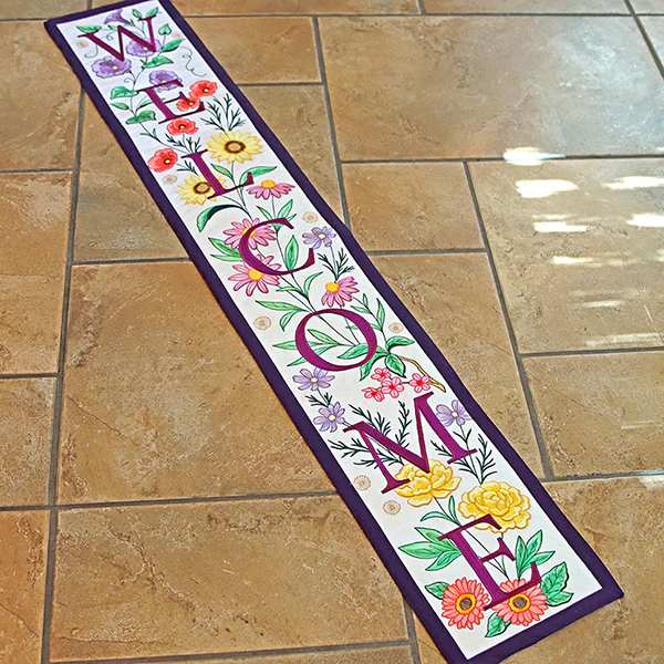 Multi-Piece Floral Welcome Sign - Image 45