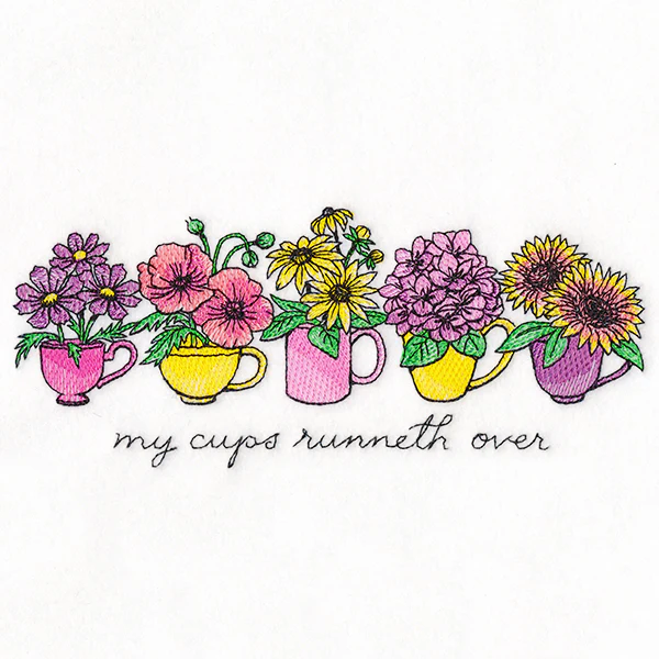 My Coffee Cups Runneth Over Flower Bouquets - Image 3