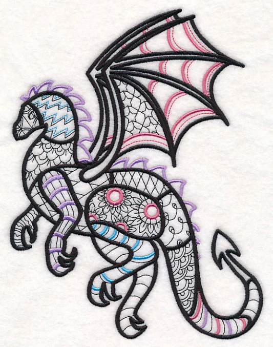 Mystical Dragon (Blackwork) - Image 5