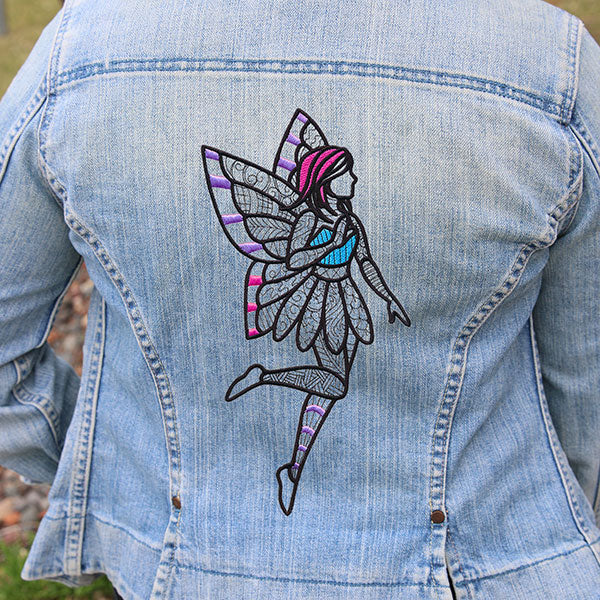 Mystical Fairy (Blackwork) - Image 9
