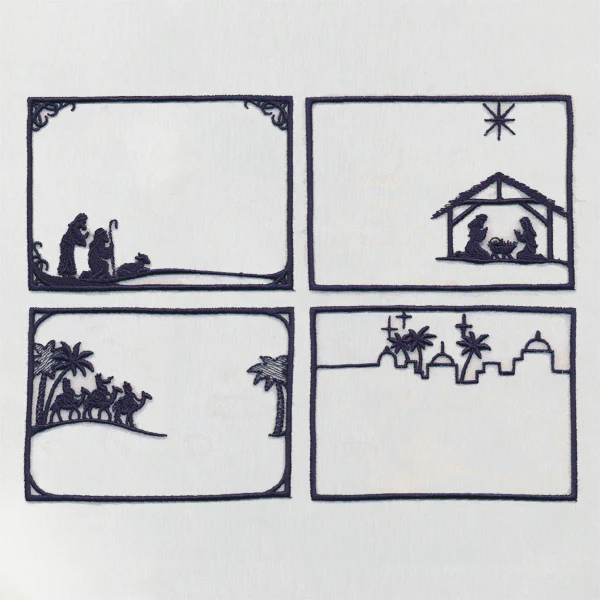 Nativity Shadowbox (Organza) - Image 4