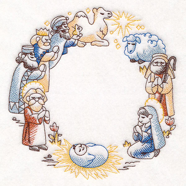Nativity Wreath - Image 9