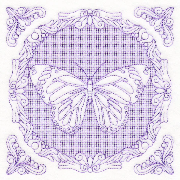 Nature's Cameo - Monarch Butterfly (Trapunto) - Image 3
