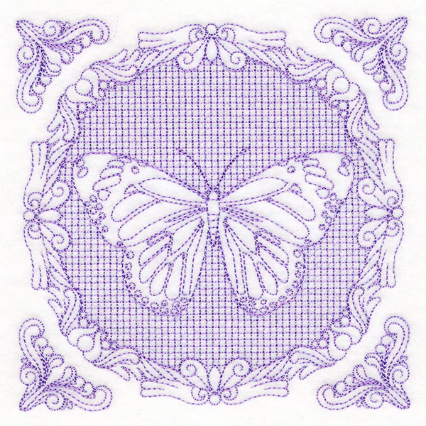 Nature's Cameo - Monarch Butterfly (Trapunto) - Image 4