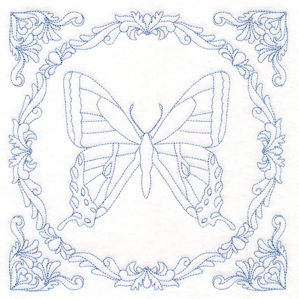 Nature's Cameo Quilting - Tiger Swallowtail Butterfly (Double Run) - Image 2