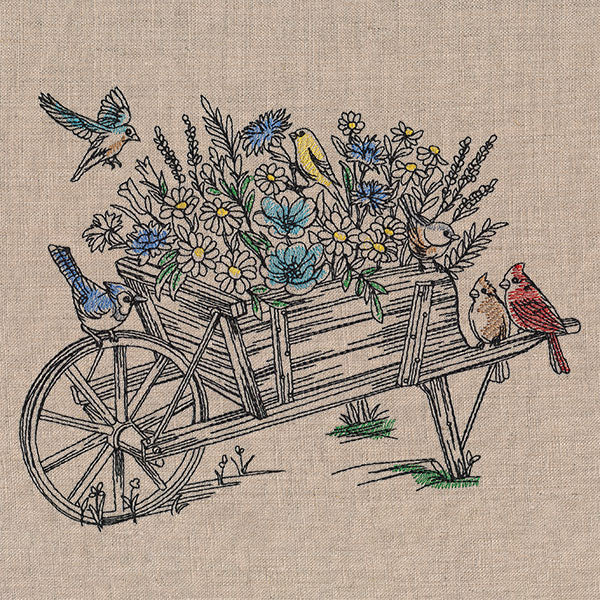 Nature's Charms Wheelbarrow - Image 4