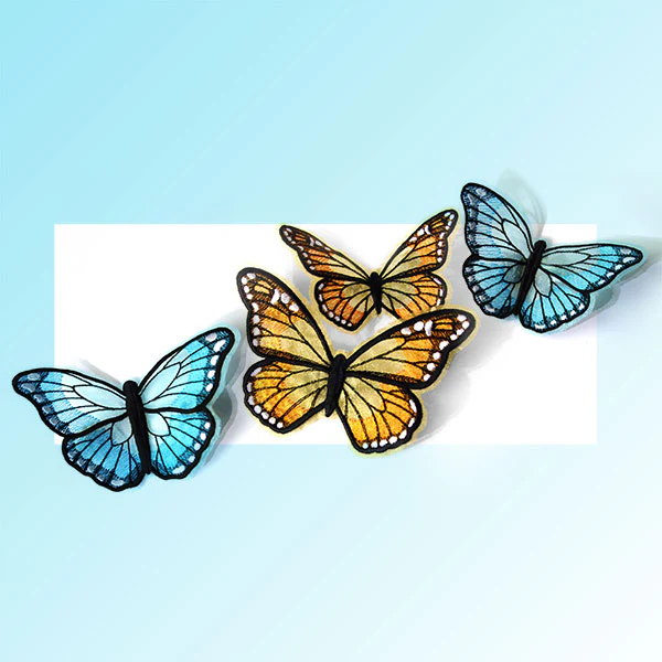 Nature's Majesty - Blue Morpho Butterfly (Organza) - Image 5