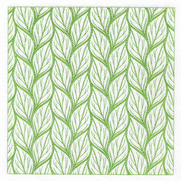 Nature's Patterns - Elm Leaf Square - Image 2