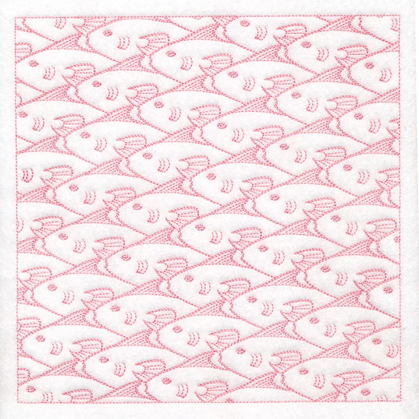 Nature's Patterns - Fish Square