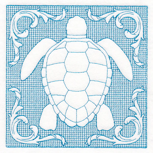 Nautical Adventures Sea Turtle (Trapunto) - Image 3
