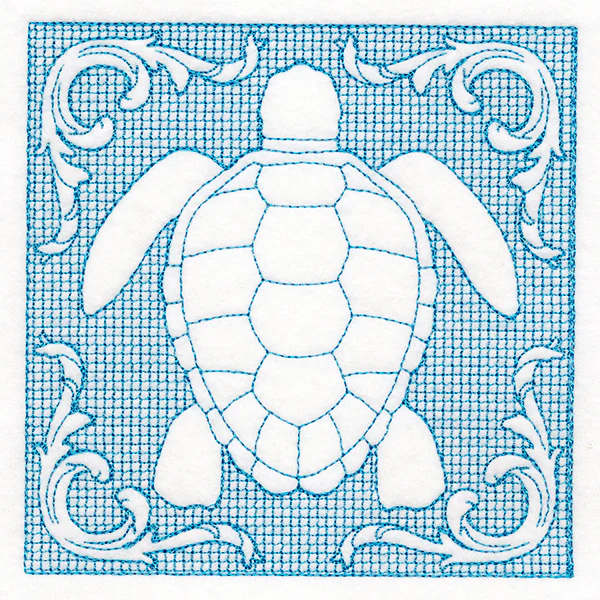 Nautical Adventures Sea Turtle (Trapunto) - Image 4