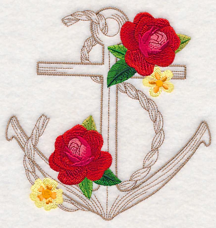 Nautical Anchor Etching - Image 3