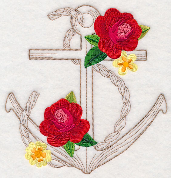 Nautical Anchor Etching - Image 6