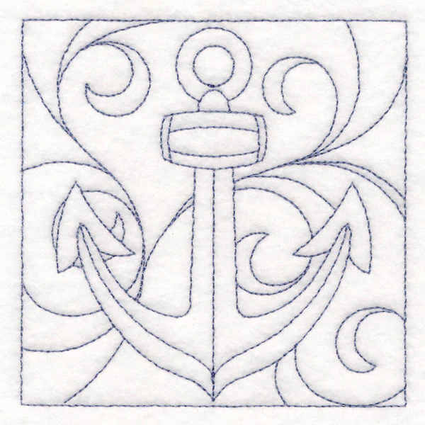 Nautical Quilting - Anchor (Double Run) - Image 5