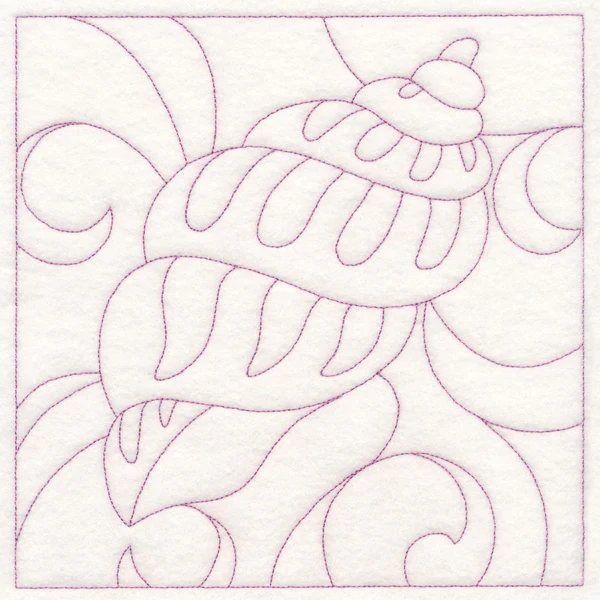 Nautical Quilting - Banded Tulip Seashell (Double Run) - Image 6