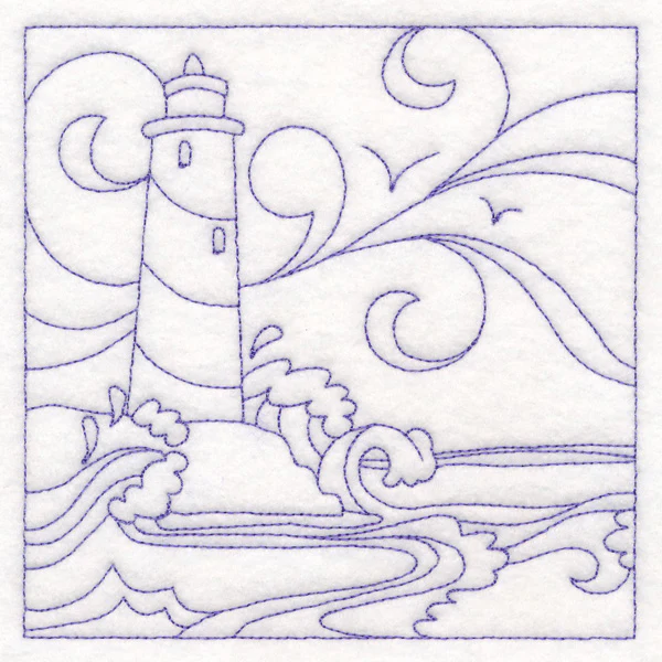 Nautical Quilting - Lighthouse (Double Run) - Image 4
