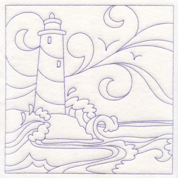 Nautical Quilting - Lighthouse (Double Run) - Image 6
