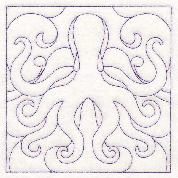 Nautical Quilting - Octopus (Double Run) - Image 3
