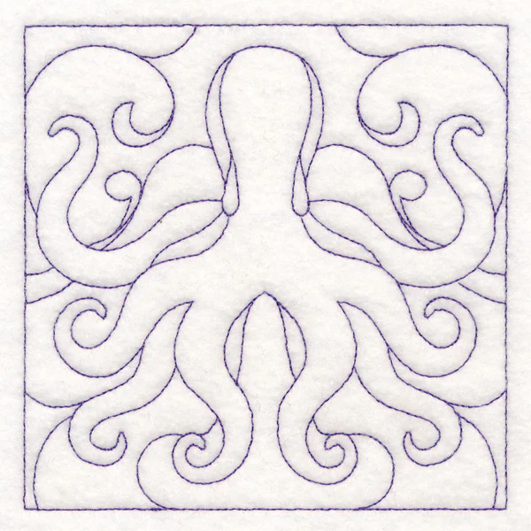 Nautical Quilting - Octopus (Double Run) - Image 4