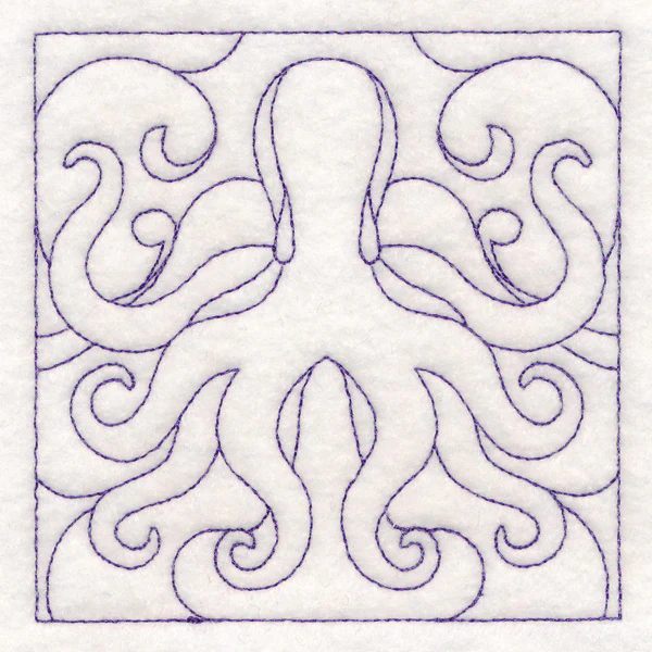 Nautical Quilting - Octopus (Double Run) - Image 5