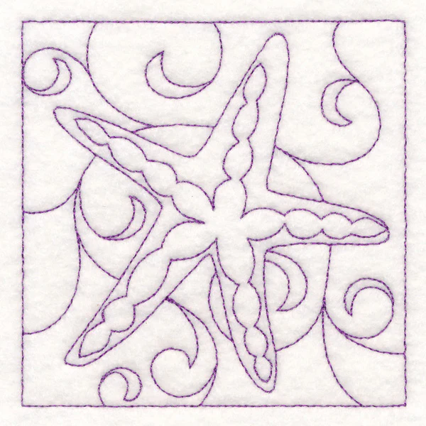 Nautical Quilting - Starfish (Double Run) - Image 5