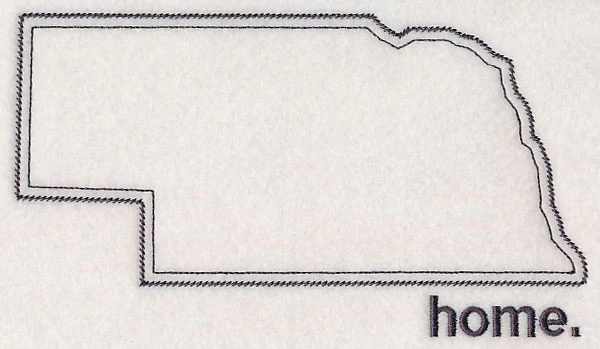 Nebraska Outline (Vintage)