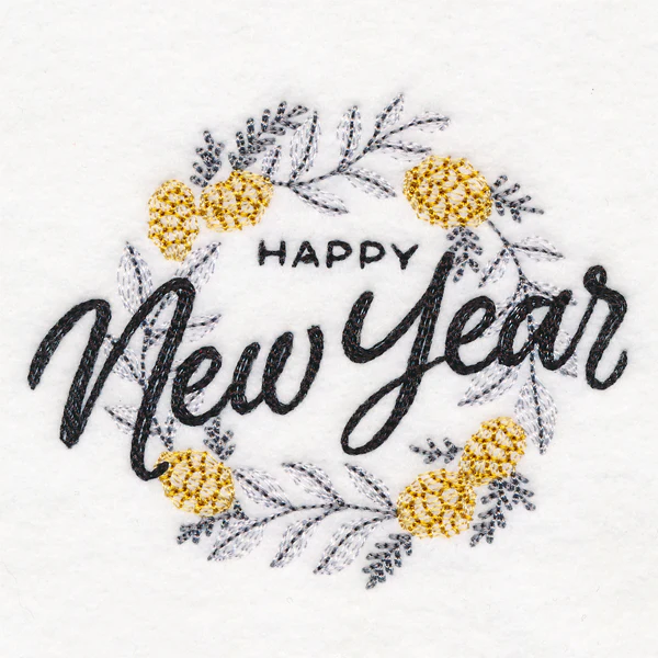 New Year's Bliss Wreath - Image 4
