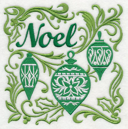 Noel with Ornaments and Festive Filigree - Image 3