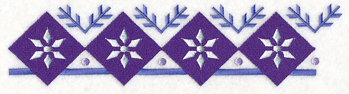 Nordic Winter Flower Border - Image 2