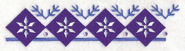 Nordic Winter Flower Border - Image 4
