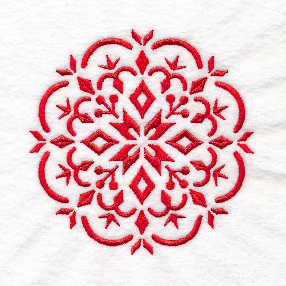 Nordic Winter Snowflake Medallion - Image 3