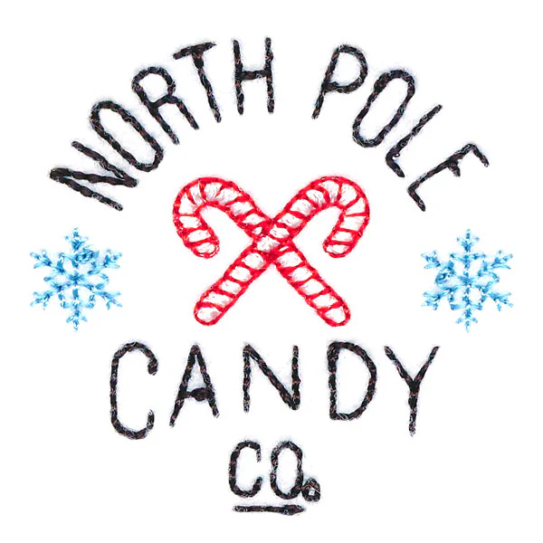 North Pole Candy Co. Jar Topper - Image 2