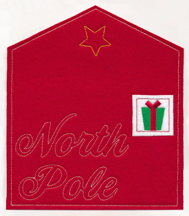 North Pole Envelope (In-the-Hoop) - Image 5