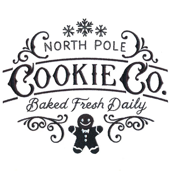 North Pole Market Sign
