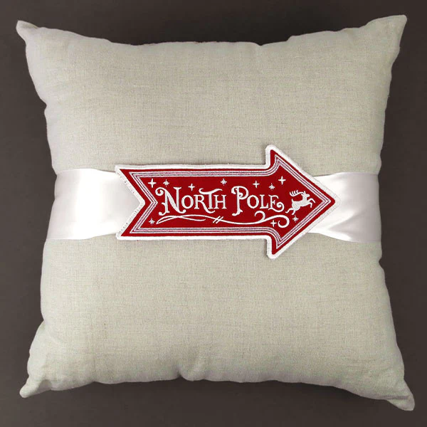 North Pole Pillow Wrap (In-the-Hoop) - Image 4
