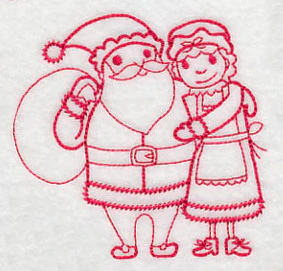 North Pole Santa & Mrs. Claus (Vintage) - Image 3