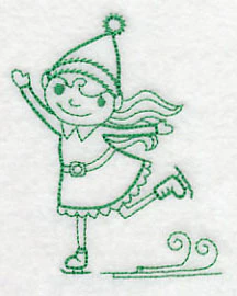 North Pole Skating Elf (Vintage) - Image 3