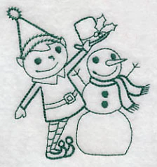 North Pole Snowman Elf (Vintage) - Image 3