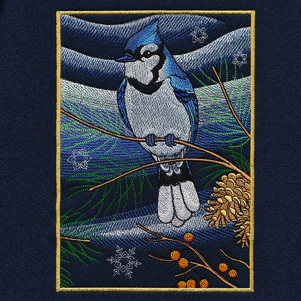 Northern Lights Blue Jays Panel Scene - Bottom Right - Image 21