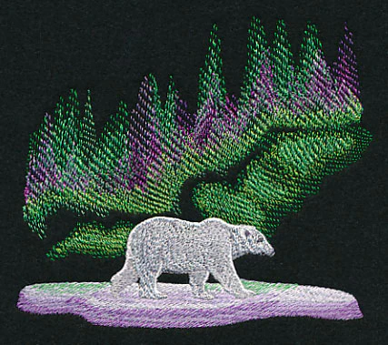 Northern Lights Polar Bear - Image 3