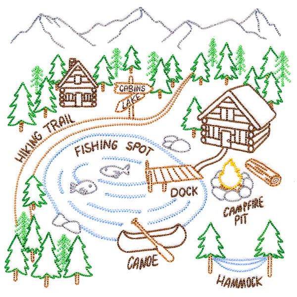Northwoods Camping Map - Image 2